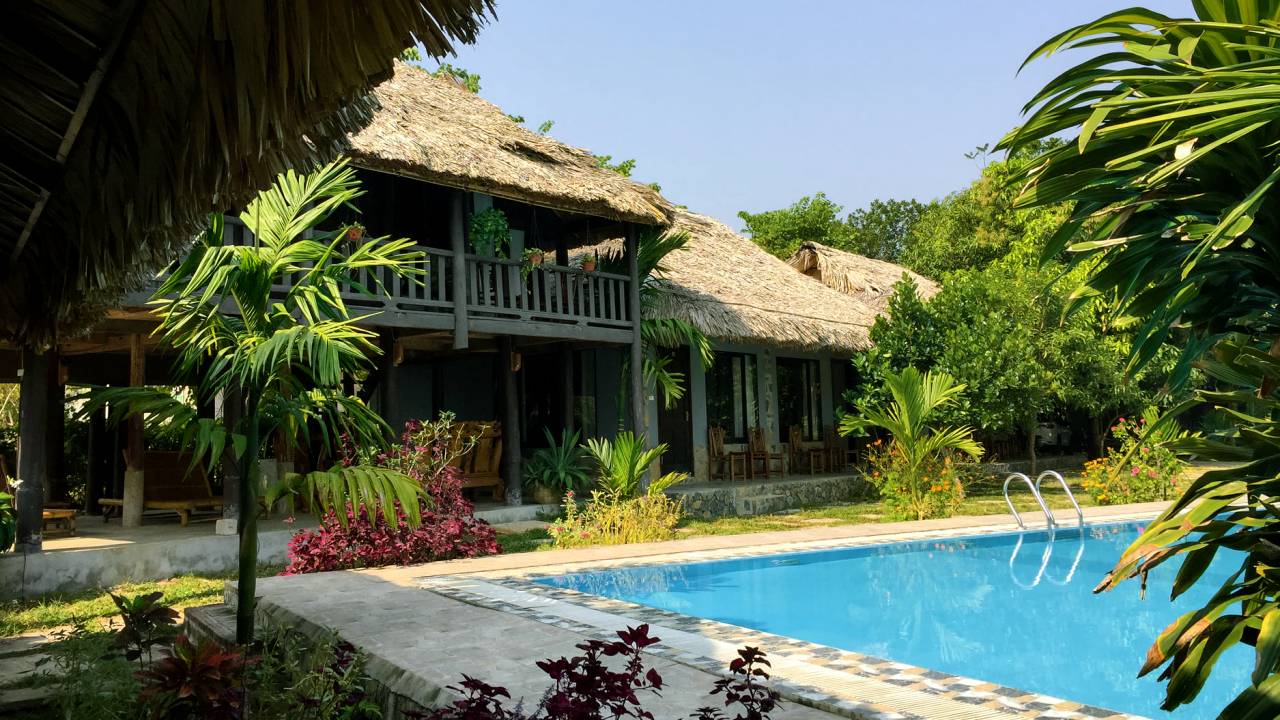 Vẻ đẹp mộc mạc trong thiết kế của Mai Châu Sky Resort